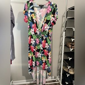 Forever 21 Women’s High Low Floral Sundress Size 0X